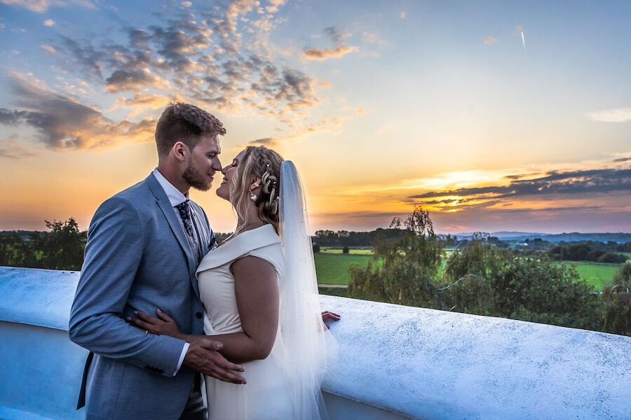Jen Allan Wedding Photography 00016 Jen Allan Wedding Photographer married couple sunset gazing into each others eyes